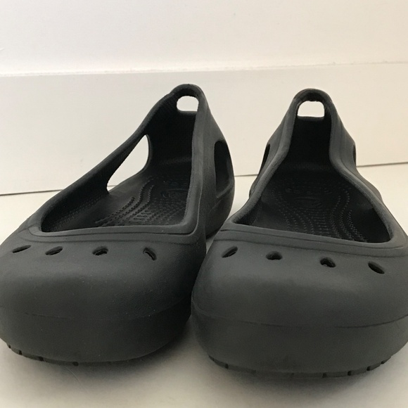 CROCS Kadee Ballet Flats Black Slip On Flats Women’s Size 9 - Picture 7 of 15